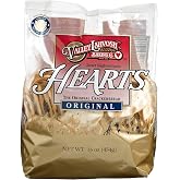 Valley Lahvosh Baking Co. Hearts Crackerbread, Original, 16-Ounce Bags (Pack of 2)