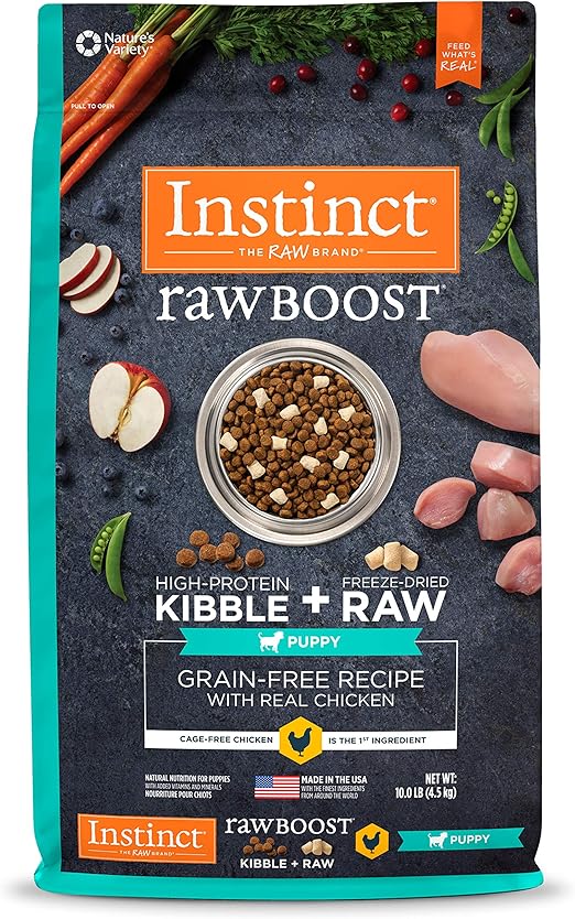 instinct raw boost large breed puppy food