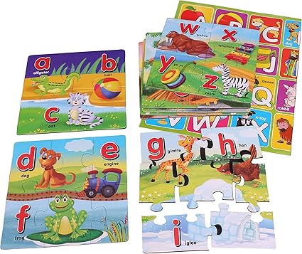 Creatives My Alphabet Puzzles A to Z, Multi Color