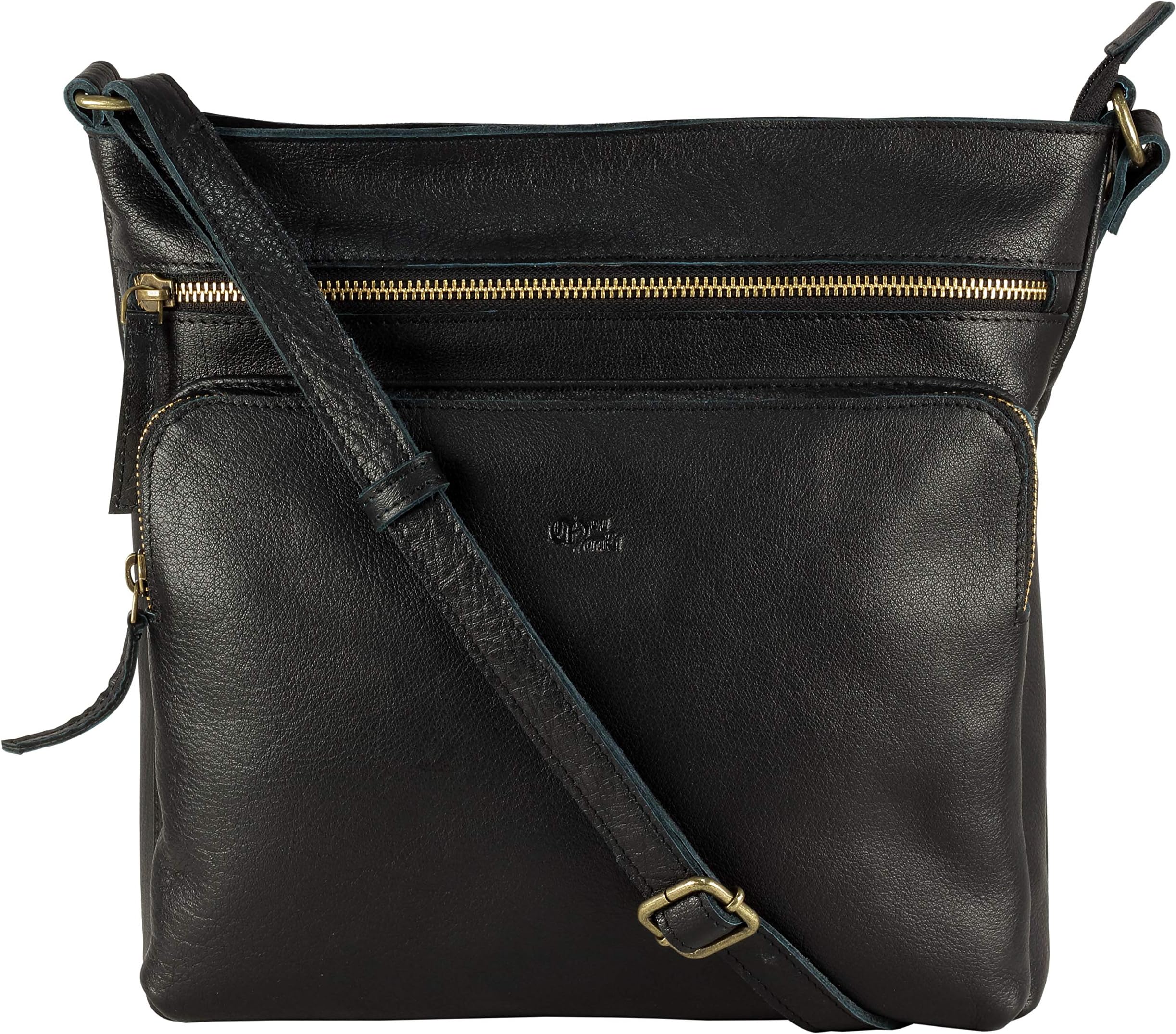 Mou Meraki Genuine Leather Crossbody Purse and Handbags - Crossover Bag Over the Shoulder Women