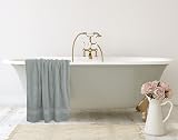 Utopia Towels Premium Jumbo Bath Sheet 90x180 cm 2 Pack Cool Grey 100% Cotton view 8