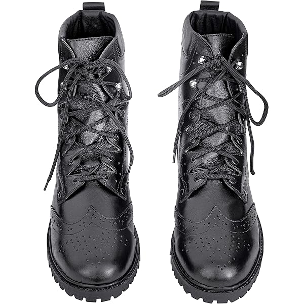 Amazon.com | Leather Ghillie Brogue Kilt Shoes Traditional