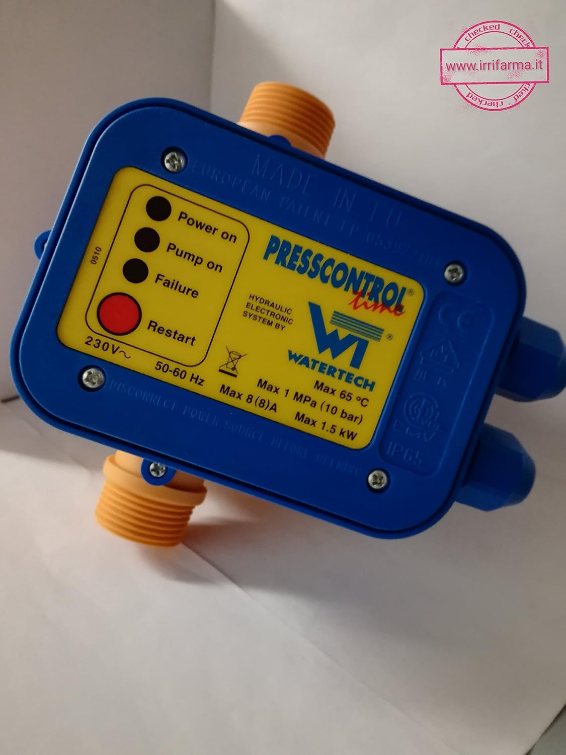 Détails sur Press Control Watertech de 2,2 bar presscontrol PC Time