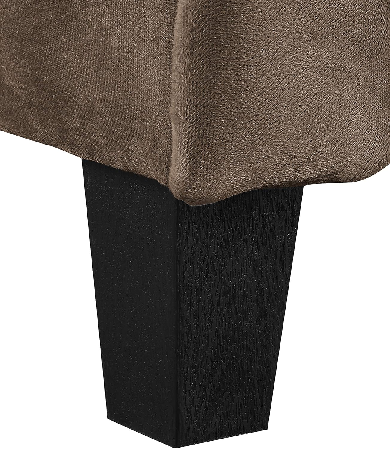 Lifestyle Solutions Collection Grayson Micro-fabric Chair, Brown: Furniture & Decor