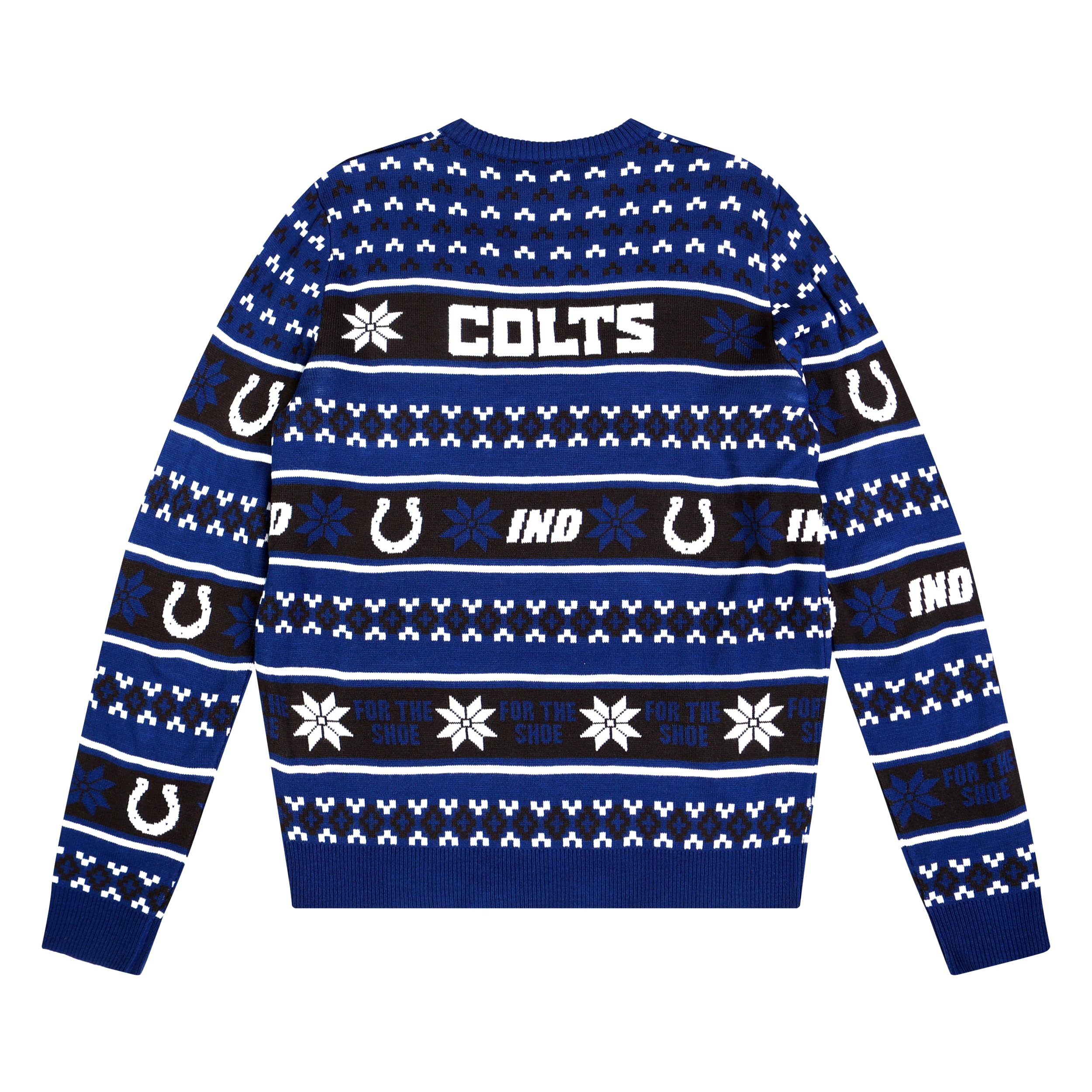 FOCO Standard NFL Big Logo Ugly Sweater, Team Color