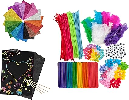 600 Piece Mega Craft Supply Pack 