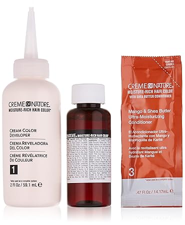 Amazon Com Creme Of Nature Liquid Hair Color Red Hot Burgundy