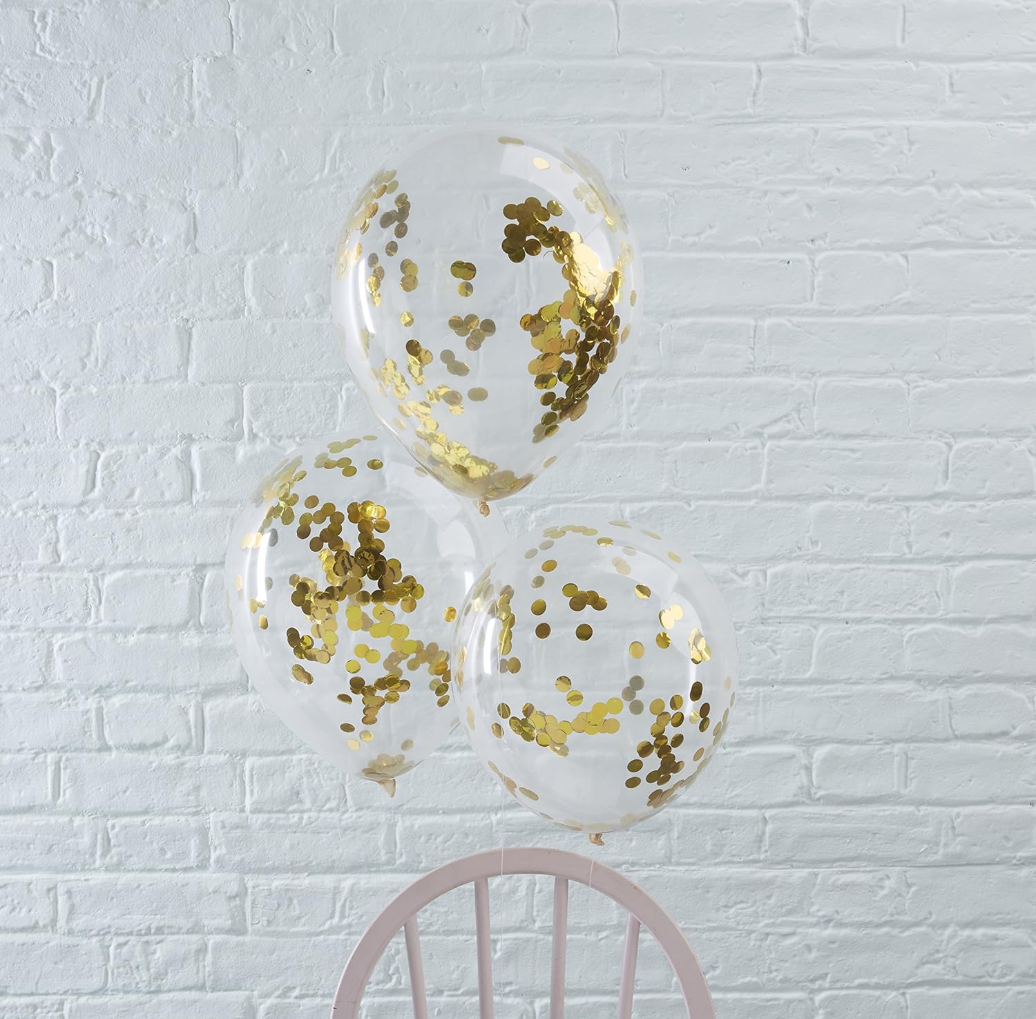 CONFETTI FILLED BALLOONS 12"/18"/36" Large Helium Quality Party