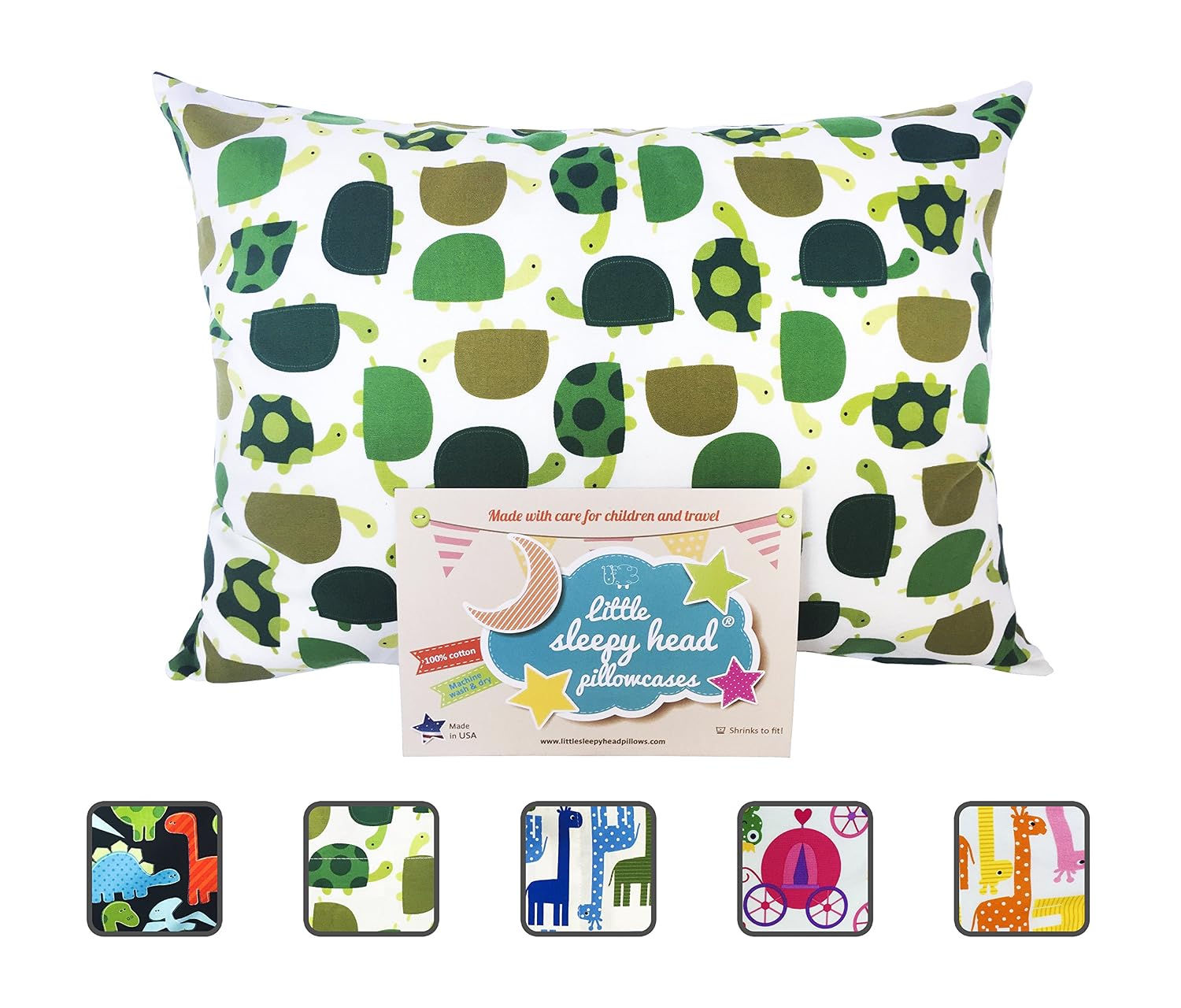 thumbnail image 2 of Little Sleepy Head Toddler Pillow - Organic Cotton, Hypoallergenic, 13x18 Inches 2 of 10