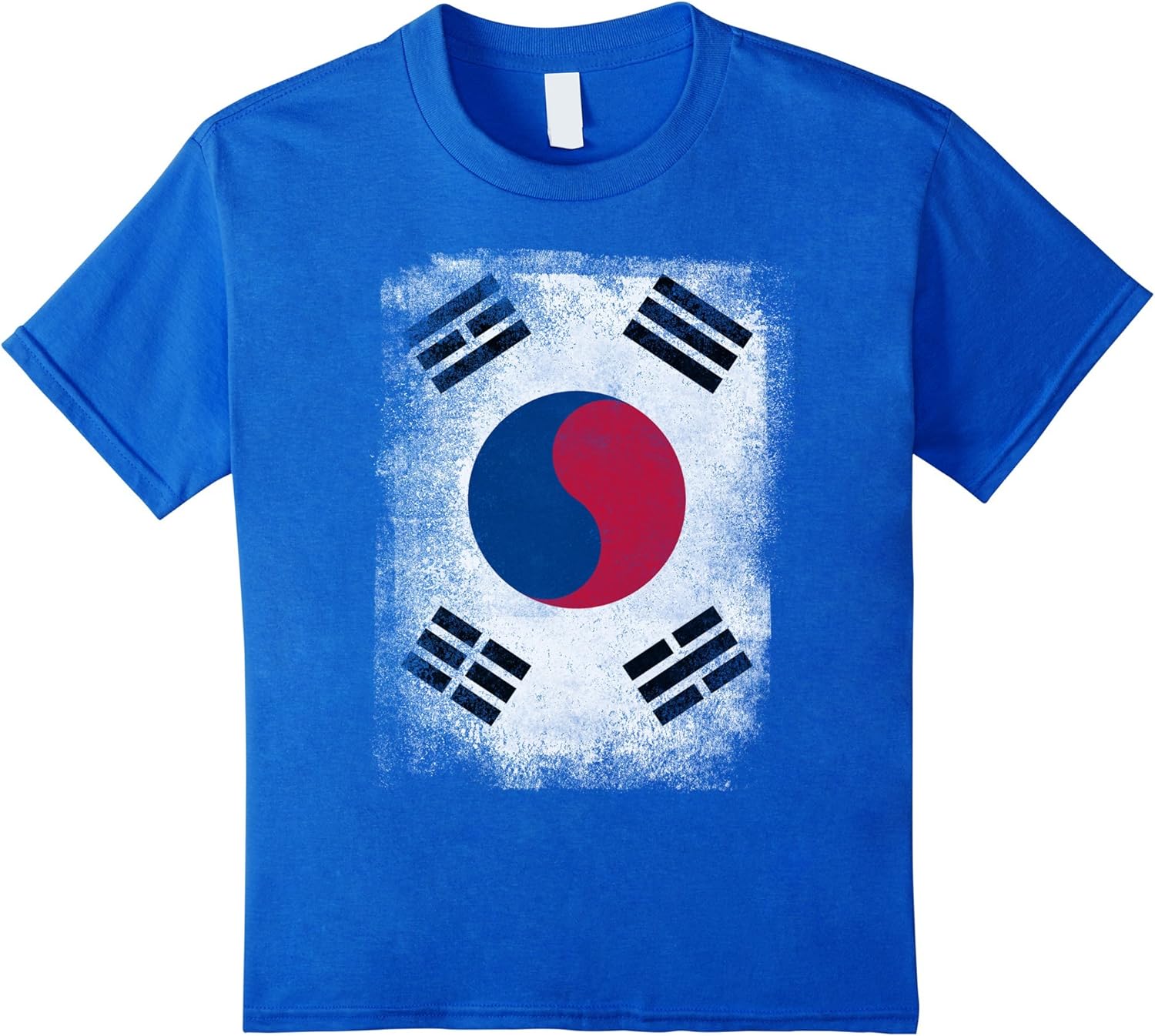 Vintage South Korea Flag TShirt Distressed Korean Flag