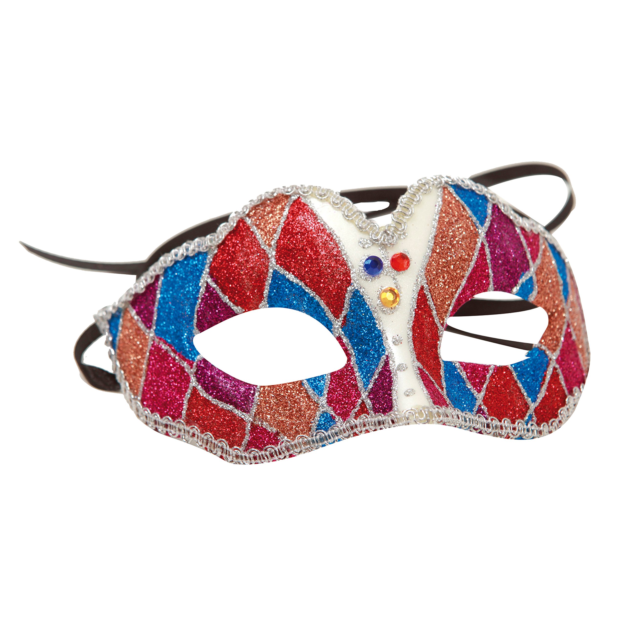 Viving Costumes 202444 Harlequin Eye Mask