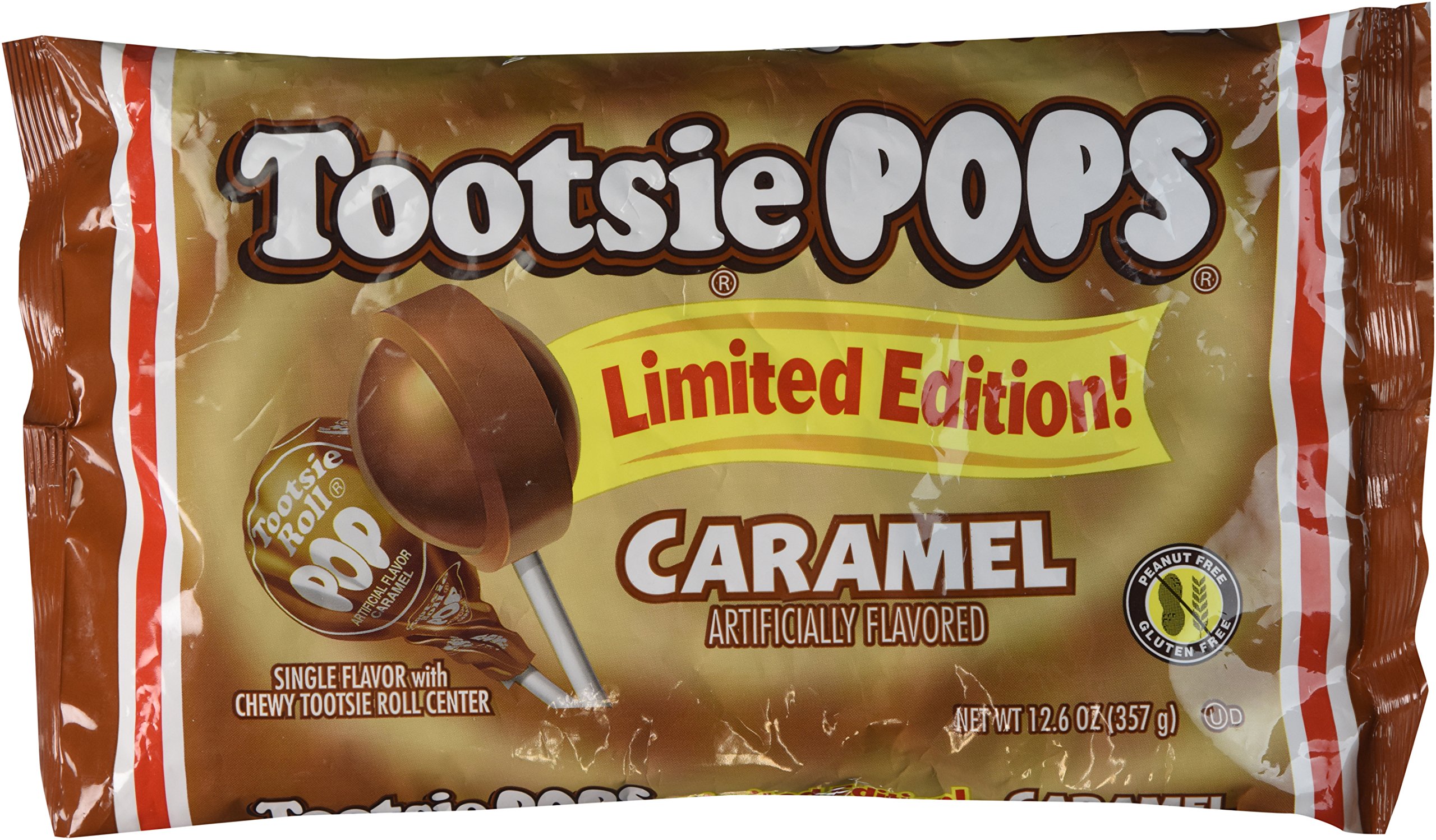 Tootsie Caramel Apple Pops One 38 Bag Pack By Tootsie