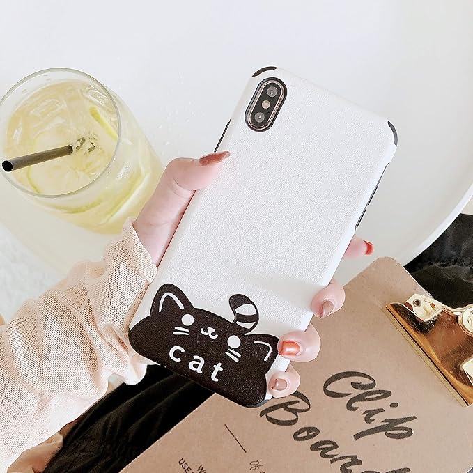 Amazon 3d エンボス 漫画 柄 電話ケース 猫 シンプルスタイル ノンスリップ エンボス加工 クラフト 柔軟 ソフト 色あせない 耐久性 カラーリング 電話ケース Iphone 6 ケース カバー 通販