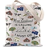 TIIMG New Zealand Inspired Gift Lover Tote Bag - New Zealand Is Calling And I Must Go