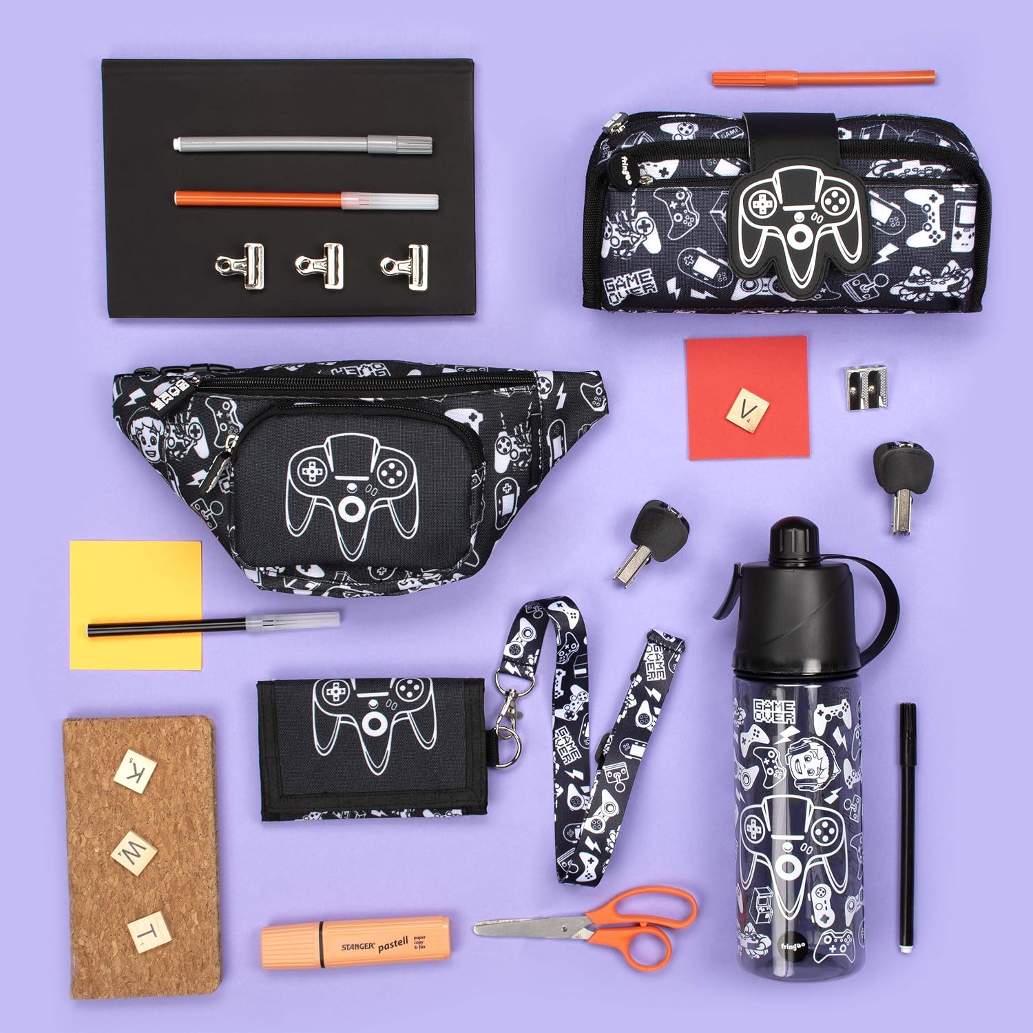 Fringoo - Kids Wallet, Game on, M, Game Theme - Image 5