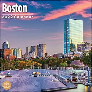 Boston Calendar May 2022 2022 Boston Wall Calendar By Bright Day, 12 X 12 Inch, Usa Hometowns  Massachusetts : Office Products - Amazon.com
