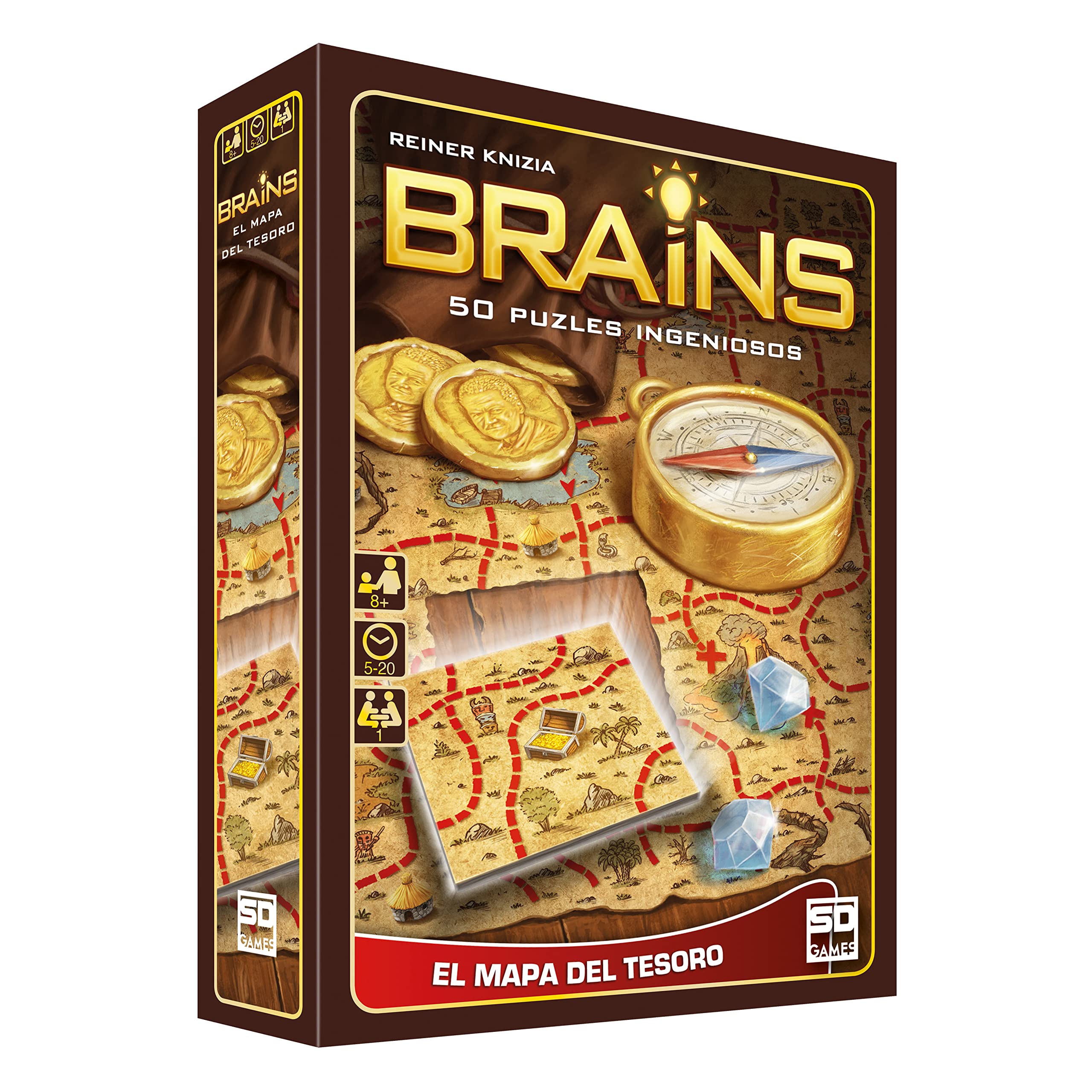 SD Games- Brains Treasure Map (SDGBRAINS02)
