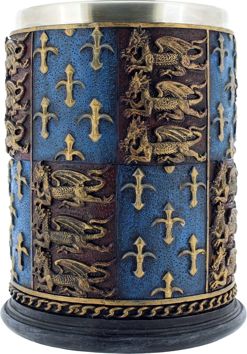 Nemesis Now Medieval Tankard Mug 14 cm Blue, Multi Colour - Image 3