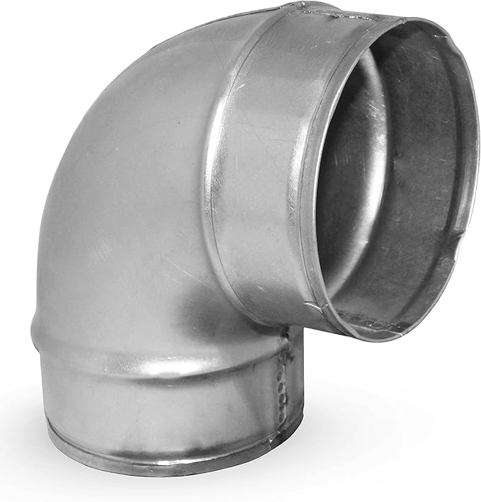 Gomito 90° Per Ventilazione Ø 125 Mm In Plastica ABS - Connettore Per Tubi Flessibili E Impianti Aereazione - Foto 9