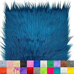 Ice Fabrics Faux Fur Fabric Squares - 10x10 Inches