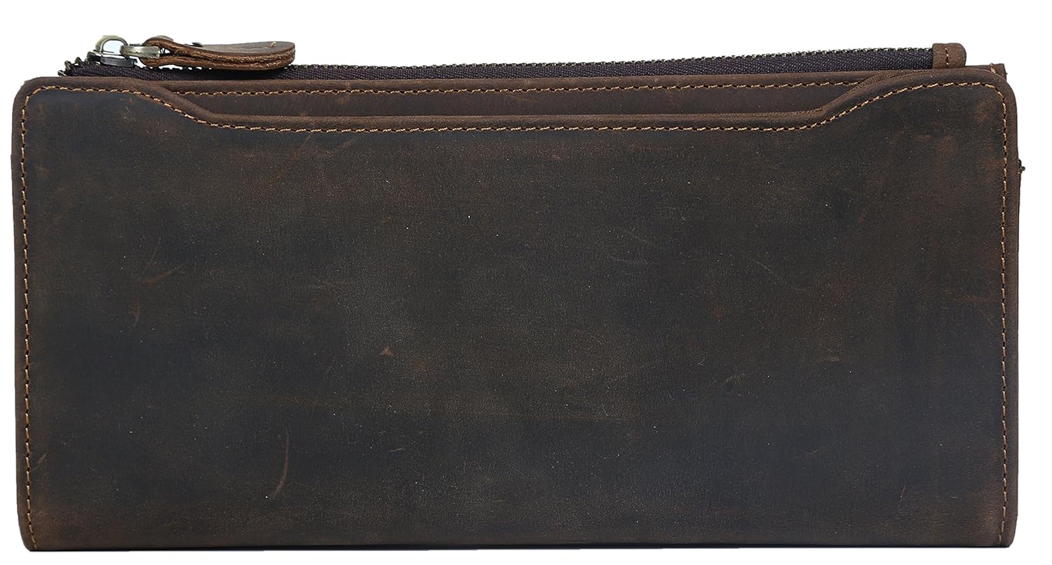 100 の保証 チョウギュウ 潮牛 本革 メンズ 長財布 小銭入れあり 驚き12カード入れ スマホ対応 牛革 B01j5ebwye ダークブラウン Hightimes Com