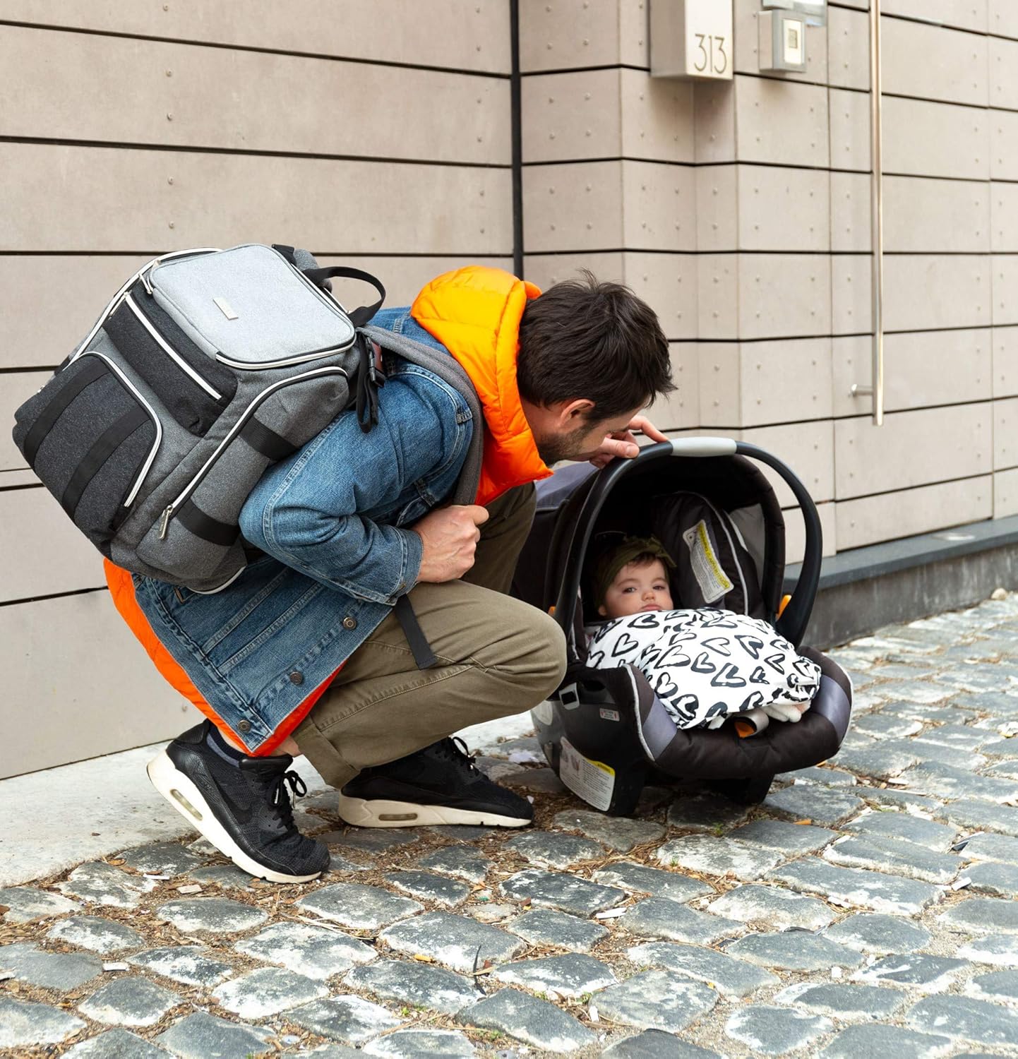 baby brezza ultimate changing station diaper bag backpack