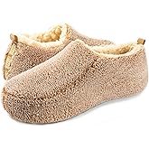 Oooh Yeah Men’s Non-Slip Solid Sherpa Fuzzy Slippers, Soft Cozy Fashion House Slippers for Indoor and Outdoor