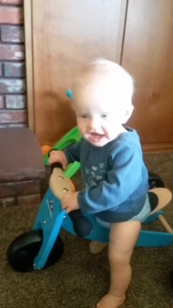 Kinderfeets TinyTot Wooden Balance Bike and Tricycle in 1