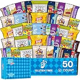 Gluten Free Palace Holiday Snack Care Package, Variety Gift Box (50 Count) | 50-Count Holiday Snack Variety Box &bull; Individually Wrapped &bull; Gluten-Free, Kosher &amp; Non-GMO &bull; Ready-to-Give Gift Box