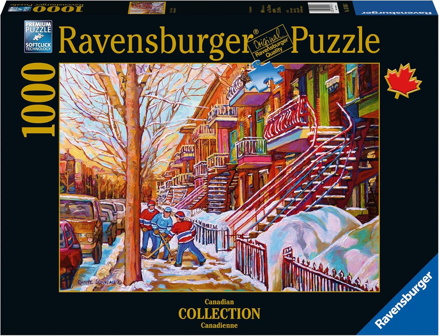 Ravensburger Street Hockey Canadian Collection Canadienne Puzzle (1000