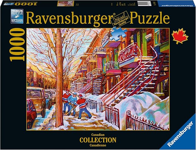 Ravensburger Street Hockey Canadian Collection Canadienne Puzzle (1000