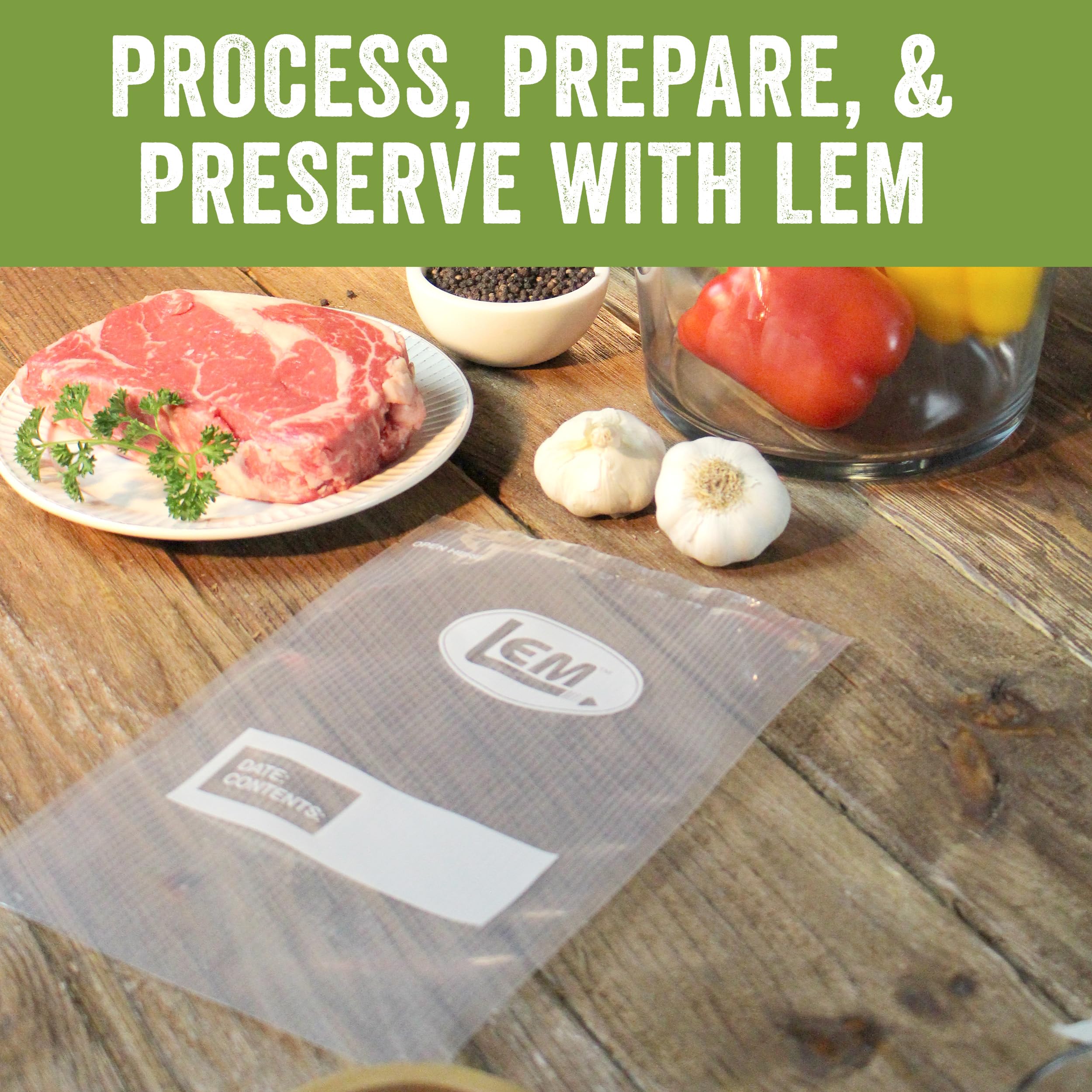 LEM Quart Vacuum Bags 8