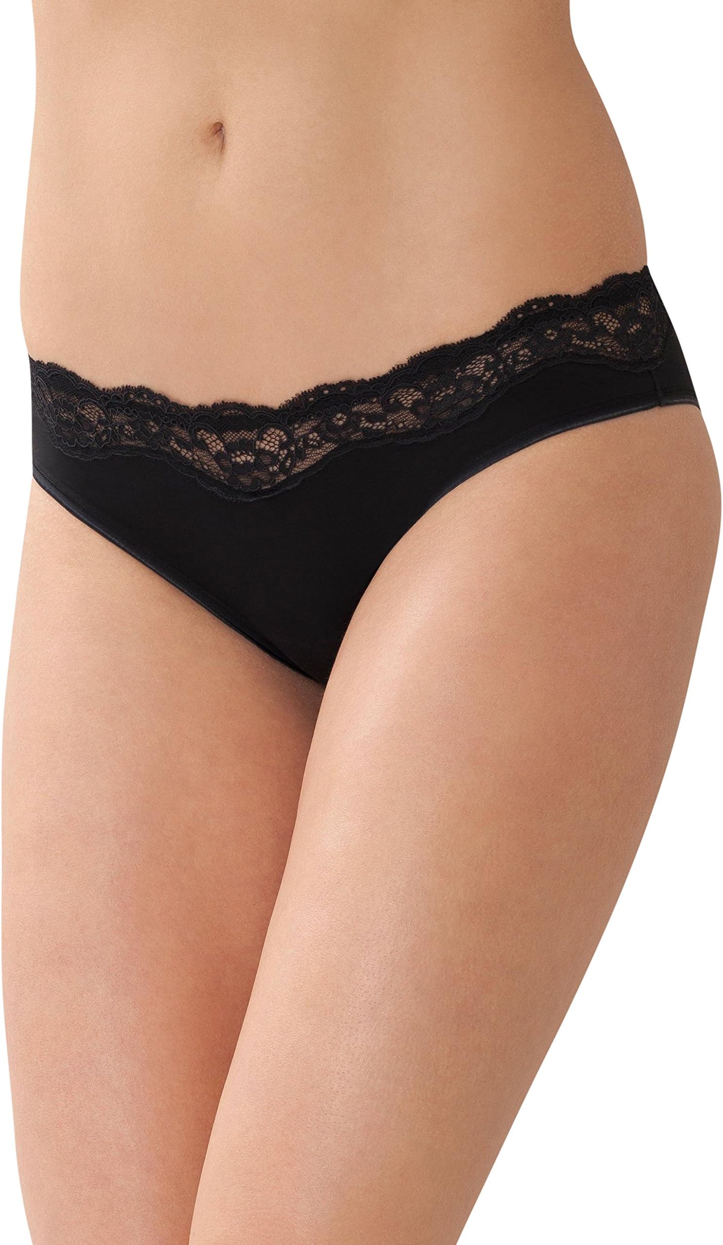 Ladies Bikini with Lace XL Black
