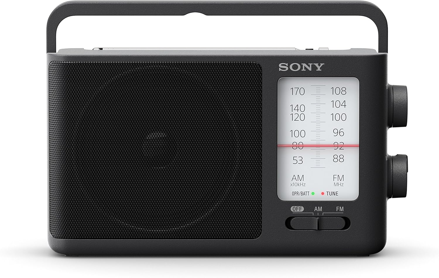 Sony ICF-506 Analog Tuning Portable FM/AM Radio, Black, 2.14 lb: Electronics