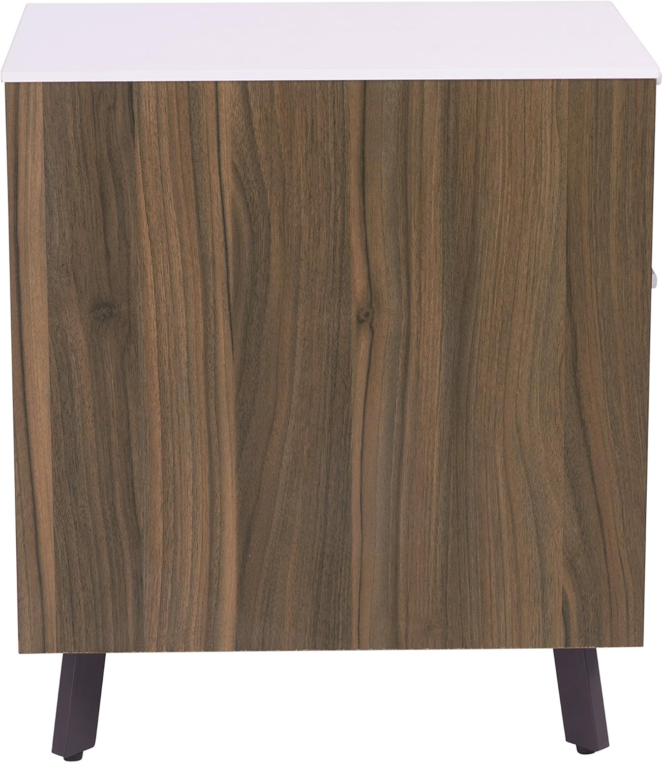 Amazon Com Euro Style Hart Walnut Melamine 2 Drawer Mobile File