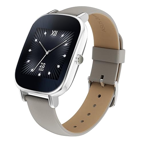 Amazon Asus Zenwatch Waterproof ASUS ZenWatch Silver With Beige