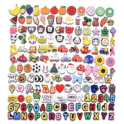 150pcs Soft PVC Letter and Number Shoe Charms for Nigeria Ubuy - Main Image