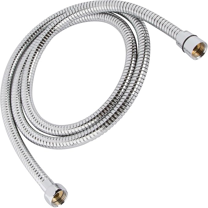 Universal 60 Inch Flexible Shower Hose Extra Long, Stainless Steel