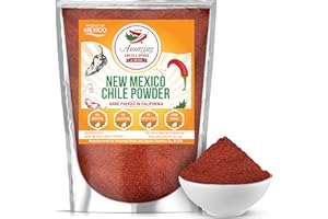 New Mexico Chili Powder (4oz) – Natural and Premium. Great For Stews, Soups, Meat Rubs, Salsa, Enchiladas and More. Moderate Heat. By Amazing Chiles & Spices.
