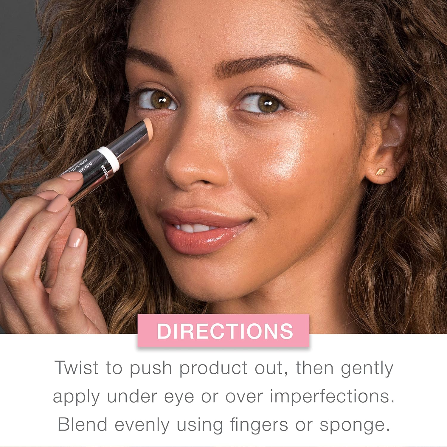 Neutrogena Hydro Boost Hydrating Concealer Stick for Dry Skin, Oil-Free, Lightweight, Non-Greasy and Non-Comedogenic Cover-Up Makeup with Hyaluronic Acid, 20 Light, 0.12 Oz : Beauty