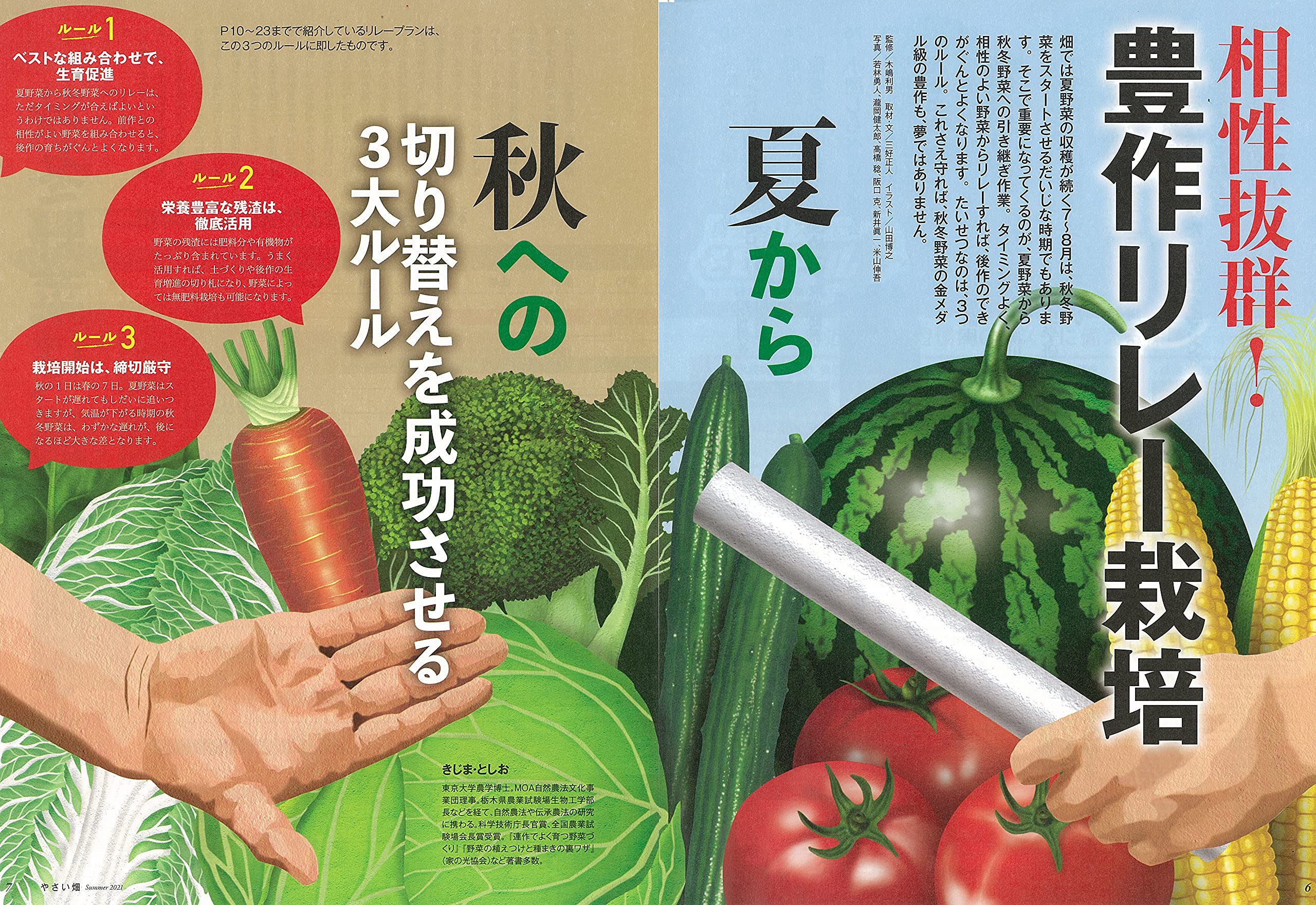 やさい畑 夏号 21年 8月号 本 通販 Amazon