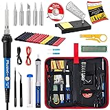Soldering Iron Kit, 60W Soldering Iron, 5 Soldering