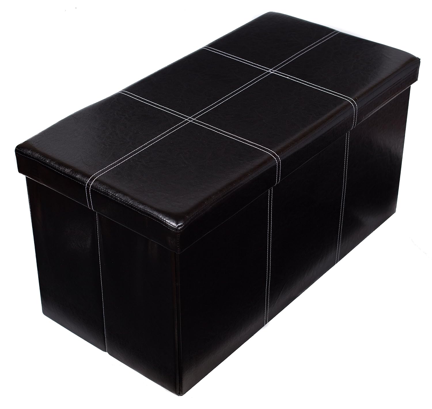 Best sit and store folding storage ottoman