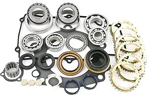 TRANSPARTS WAREHOUSE Compatible With: Ford M5R1 M5OD 5 Speed transmission bearing rebuild Kit with Synchro rings