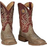 Justin Pickett 11" Western Men's Boots, Classic Premium Full Grain Leather, Ortholite Removable Insole, DuraCloud Rubber Outsole