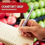 Sharpie S-Gel Gel Pens 0.7mm Frost Blue White Pearl 4 Count Black Blue Ink view 5