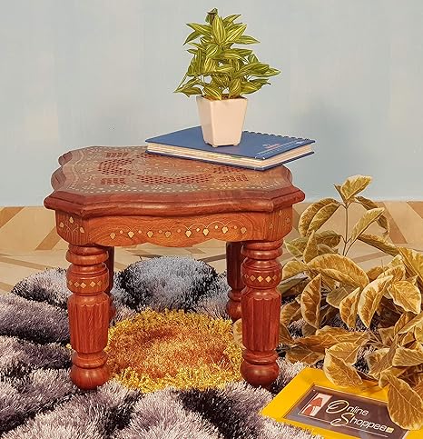 Onlineshoppee AFR1464 Side Table (Brown)