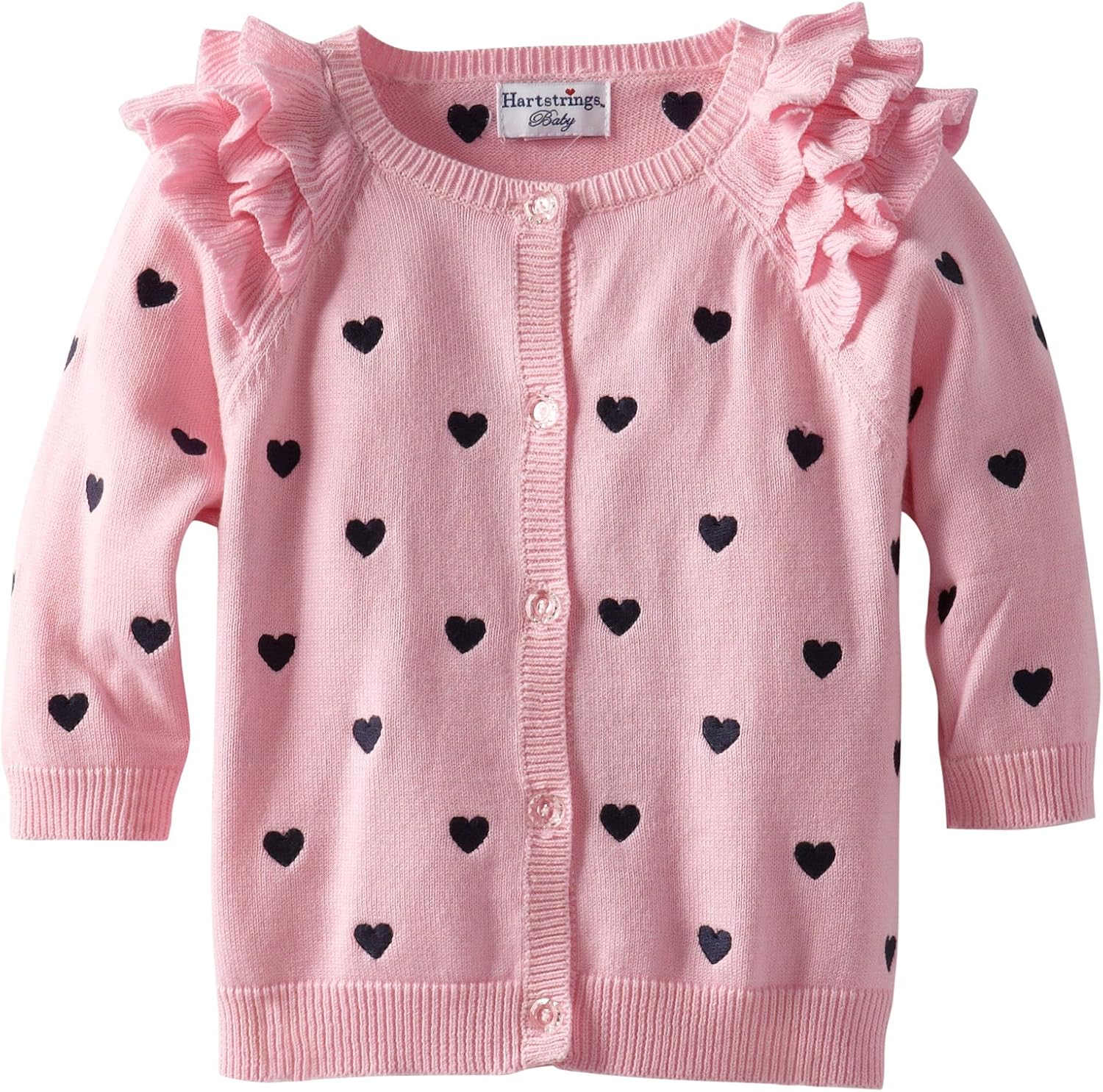 girls ruffle cardigan