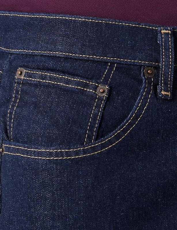 - Jeans Uomo - Vestibilità Dritta Regular - Foundation - Rinse