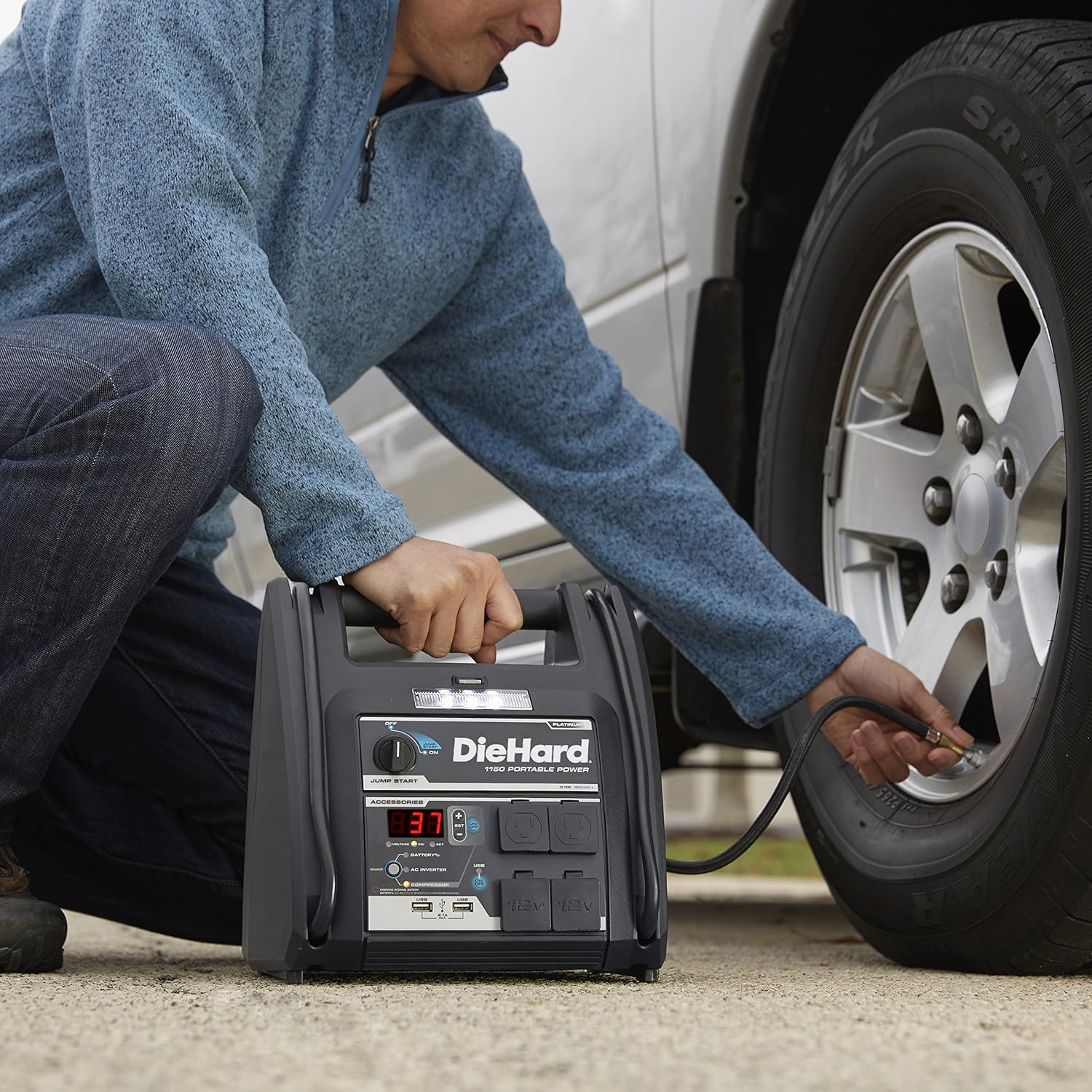 DieHard 2871688 Platinum Portable 1150 Peak Amp 12 Volt Jump Starter